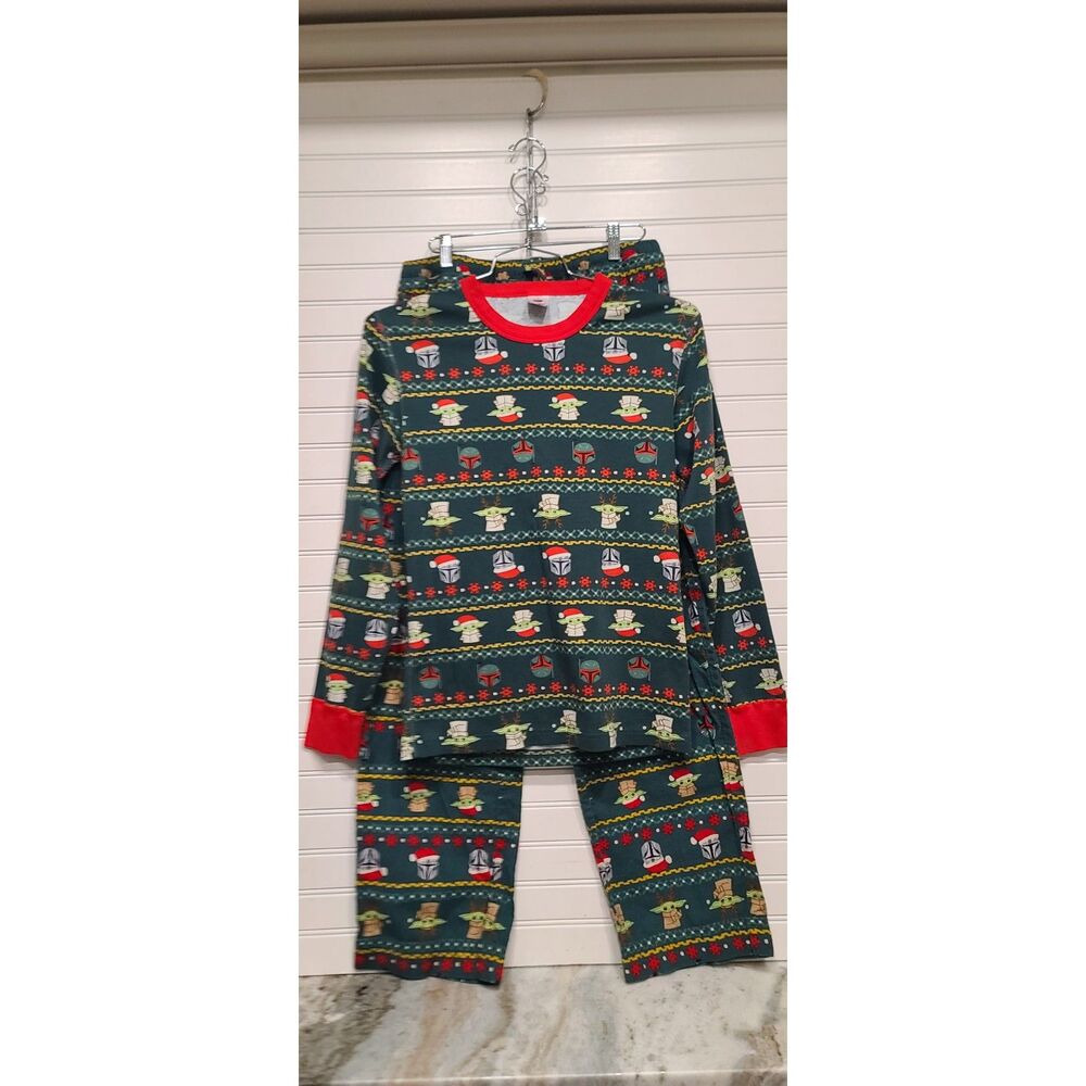 Hanna Andersson Star Wars Collection Mandalorian Christmas Pajamas Size S
